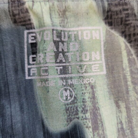 Evolution And Creation EVCR Floral Capri Legging Womens M Lilypond Yoga Athletic - Picture 3 of 7